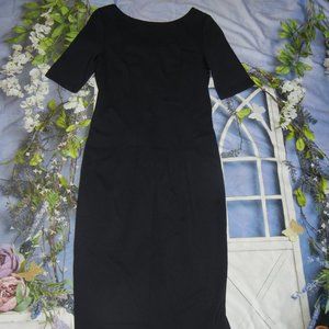 Boden Womens Laura Ottoman Sheath Dress UK 14L US 10L NAVY